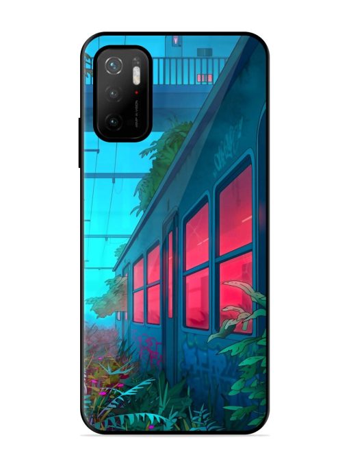 Urban Jungle Glossy Soft Edge Case for Poco M3 Pro (5G) Chachhi