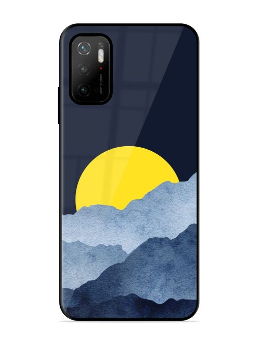 Golden Hour Horizon Glossy Soft Edge Case for Poco M3 Pro (5G) Chachhi