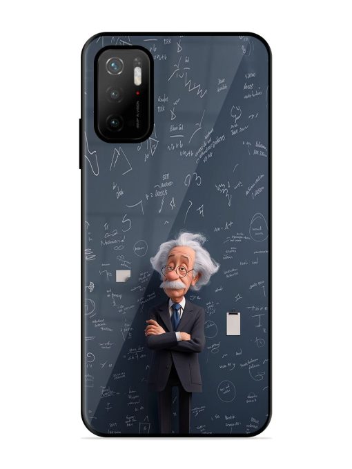 Albert Einstein Glossy Soft Edge Case for Poco M3 Pro (5G) Chachhi