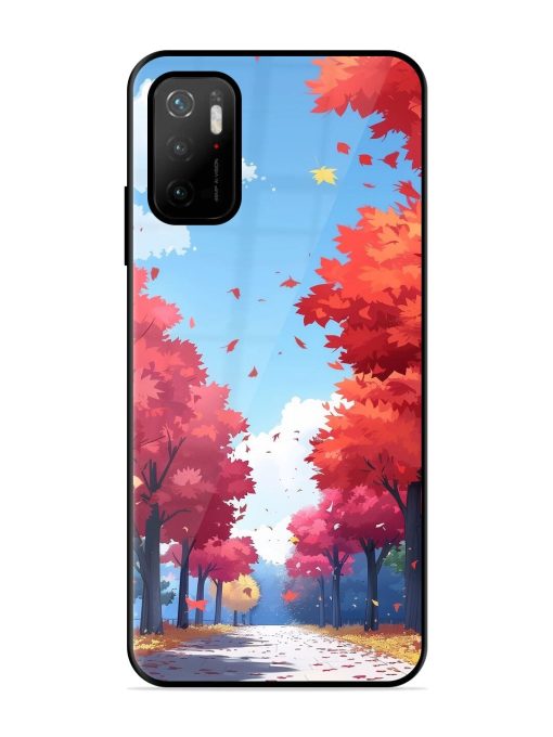 Autumn'S Embrace Glossy Soft Edge Case for Poco M3 Pro (5G) Chachhi