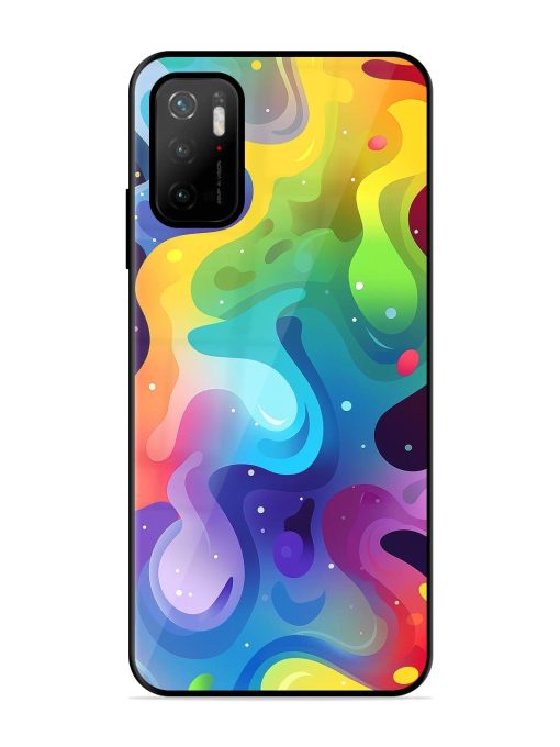 Rainbow River Glossy Soft Edge Case for Poco M3 Pro (5G) Chachhi