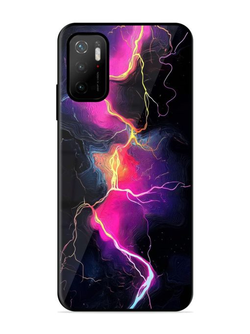 Electric Dreams Glossy Soft Edge Case for Poco M3 Pro (5G) Chachhi