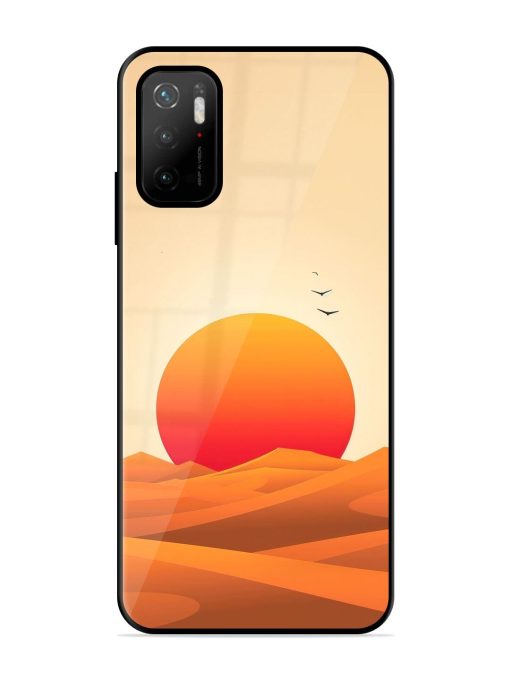 Desert Sunset Glossy Soft Edge Case for Poco M3 Pro (5G) Chachhi