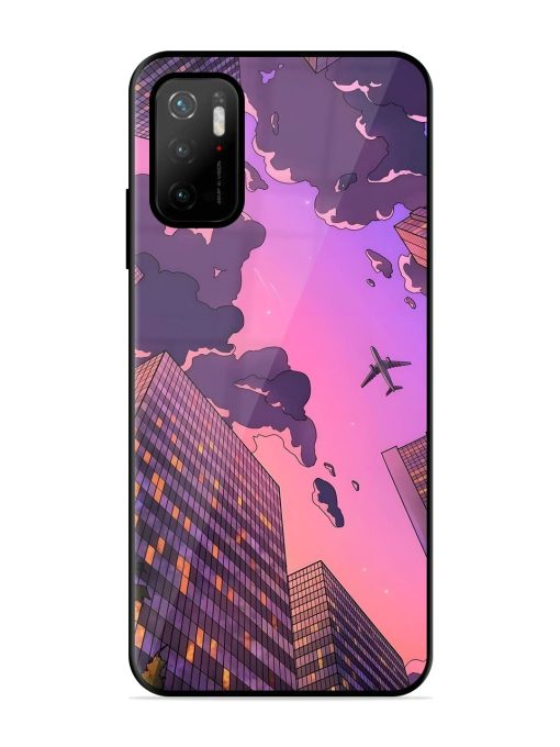 Urban Twilight Glossy Soft Edge Case for Poco M3 Pro (5G) Chachhi