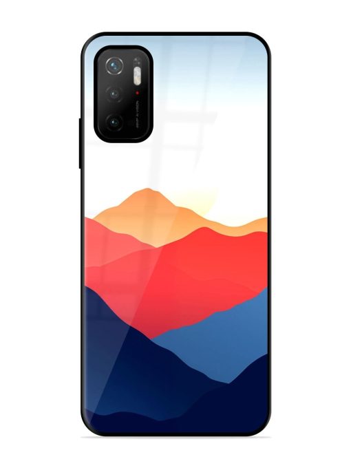 Sunset Peaks Glossy Soft Edge Case for Poco M3 Pro (5G) Chachhi