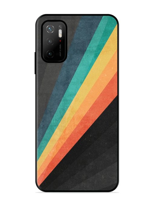 Retro Spectrum Glossy Soft Edge Case for Poco M3 Pro (5G) Chachhi