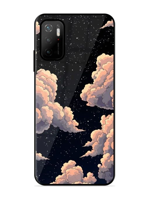 Starry Night Dreams Glossy Soft Edge Case for Poco M3 Pro (5G) Chachhi