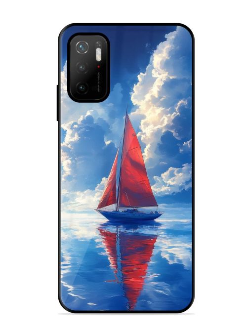 Crimson Sails Glossy Soft Edge Case for Poco M3 Pro (5G) Chachhi