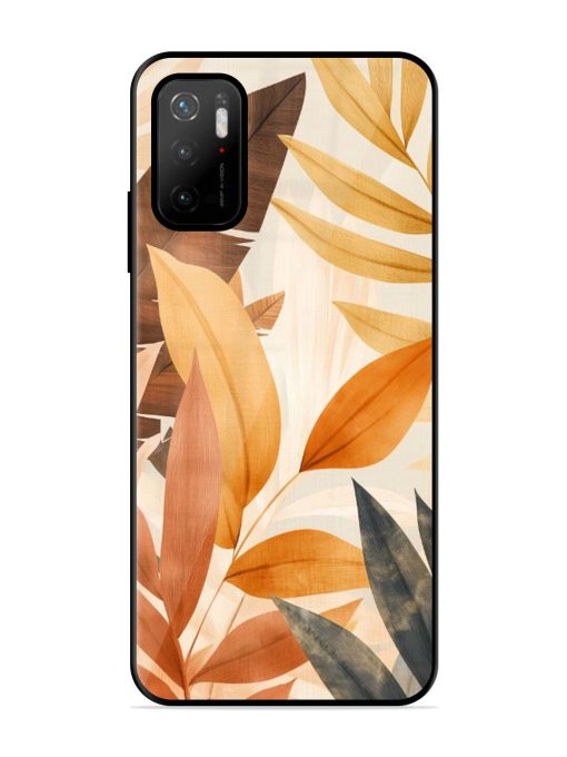 Earthy Elegance Glossy Soft Edge Case for Poco M3 Pro (5G) Chachhi