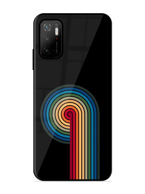 Rainbow Ripple Glossy Soft Edge Case for Poco M3 Pro (5G) Chachhi