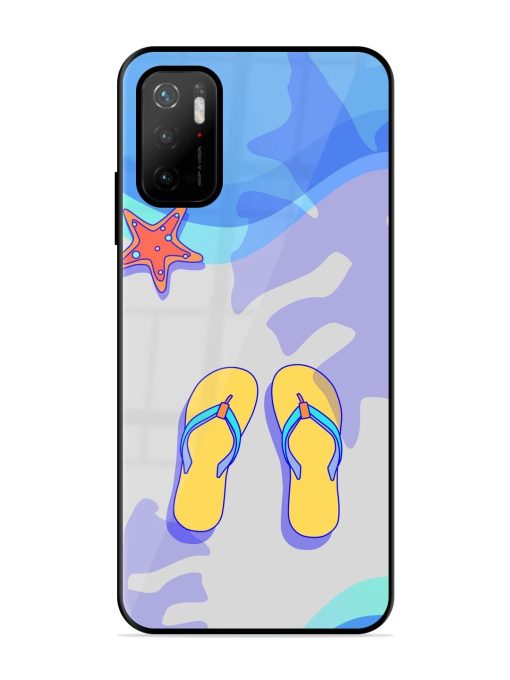 Sandy Toes And Salty Seas Glossy Soft Edge Case for Poco M3 Pro (5G) Chachhi