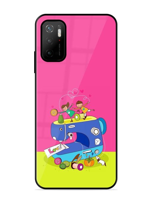 Sew Cute Glossy Soft Edge Case for Poco M3 Pro (5G) Chachhi