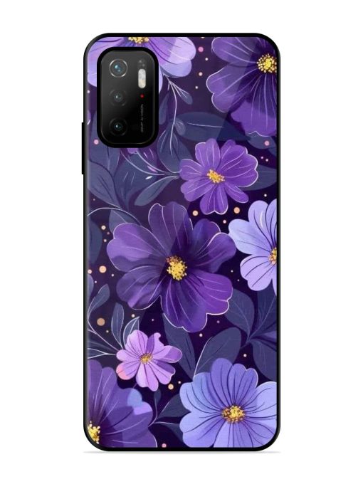 Purple Paradise Glossy Soft Edge Case for Poco M3 Pro (5G) Chachhi