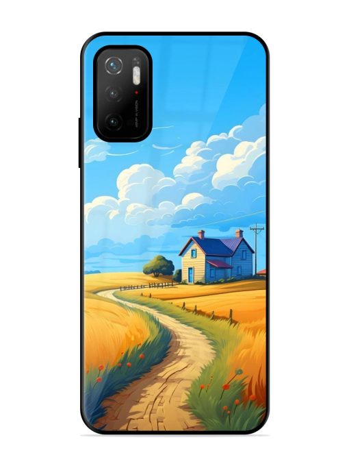 Countryside Cottage Glossy Soft Edge Case for Poco M3 Pro (5G) Chachhi