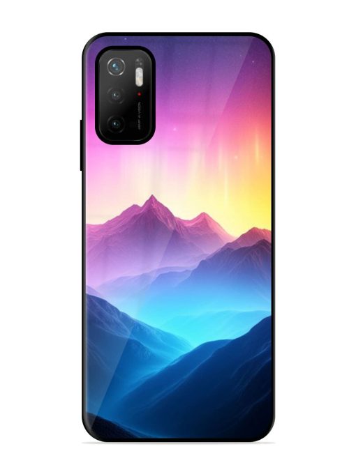 Cosmic Mountains Glossy Soft Edge Case for Poco M3 Pro (5G) Chachhi