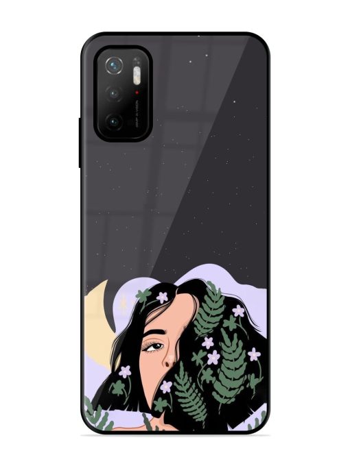 Lunar Lullaby Glossy Soft Edge Case for Poco M3 Pro (5G) Chachhi