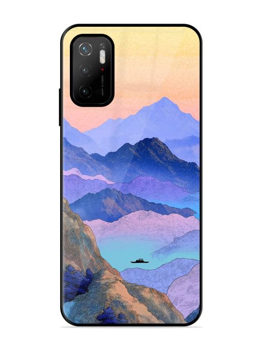 Mountain Mist Glossy Soft Edge Case for Poco M3 Pro (5G) Chachhi