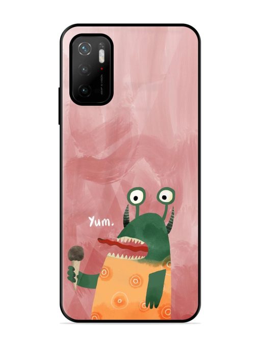 Hungry Monster Glossy Soft Edge Case for Poco M3 Pro (5G) Chachhi