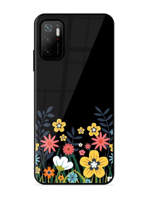 Floral Night Sky Glossy Soft Edge Case for Poco M3 Pro (5G) Chachhi