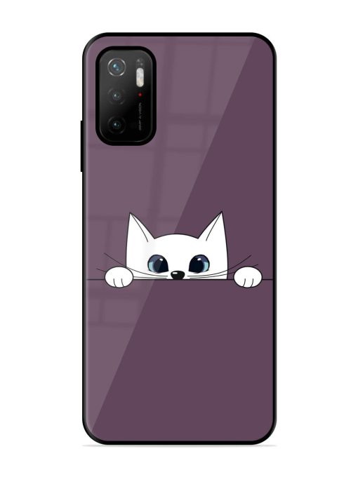 Peek-A-Boo Kitty Glossy Soft Edge Case for Poco M3 Pro (5G) Chachhi