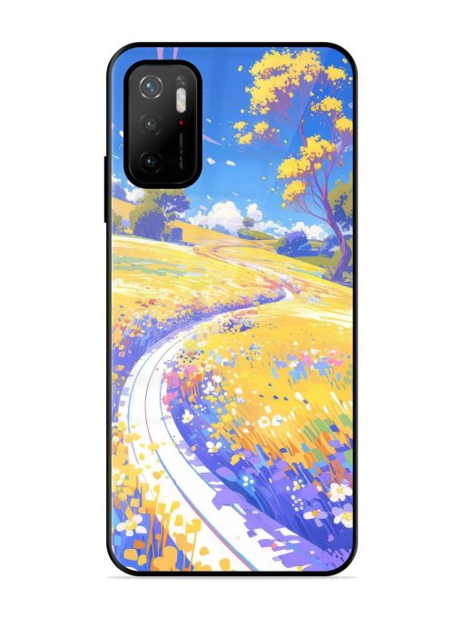 Vibrant Spring Meadow Glossy Soft Edge Case for Poco M3 Pro (5G) Chachhi