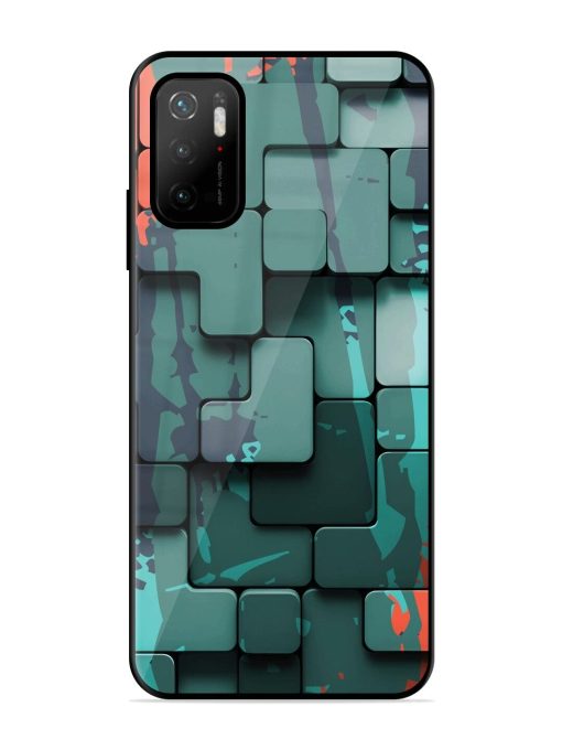 Abstract Geometric Mosaic Glossy Soft Edge Case for Poco M3 Pro (5G) Chachhi