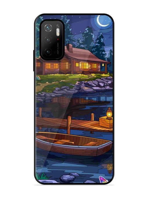 Moonlit Serenity Glossy Soft Edge Case for Poco M3 Pro (5G) Chachhi