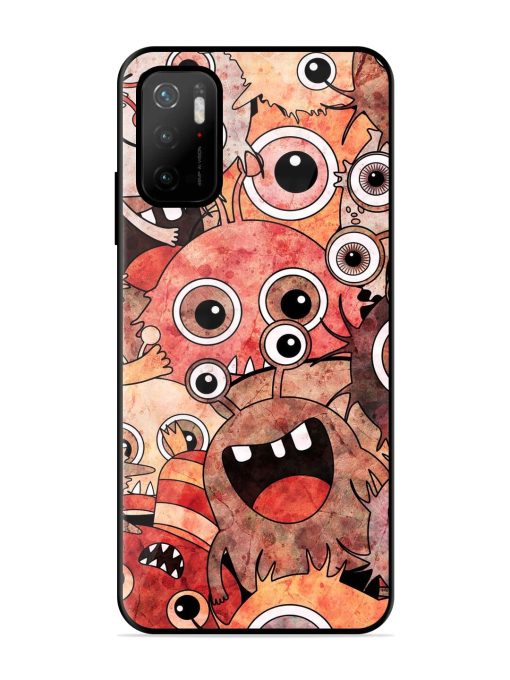 Monster Mash Glossy Soft Edge Case for Poco M3 Pro (5G) Chachhi