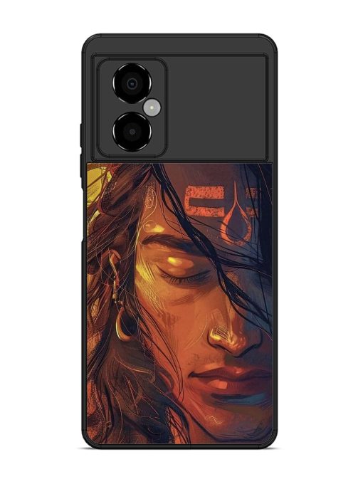 Tranquil Shiva Glossy Soft Edge Case for Poco M4 (5G) Chachhi