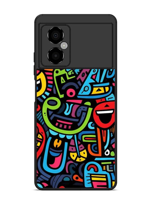 Doodlephoria Glossy Soft Edge Case for Poco M4 (5G) Chachhi