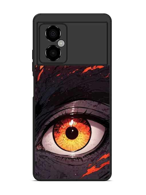 Inferno Gaze Glossy Soft Edge Case for Poco M4 (5G) Chachhi