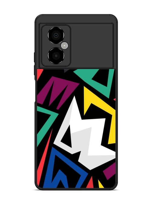 Chaotic Geometry Glossy Soft Edge Case for Poco M4 (5G) Chachhi