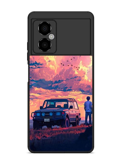 Solitude'S Horizon Glossy Soft Edge Case for Poco M4 (5G) Chachhi