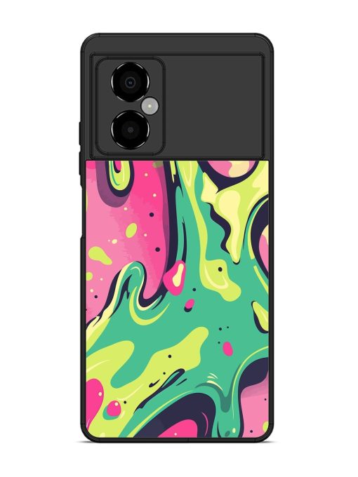 Gooey Grooves Glossy Soft Edge Case for Poco M4 (5G) Chachhi