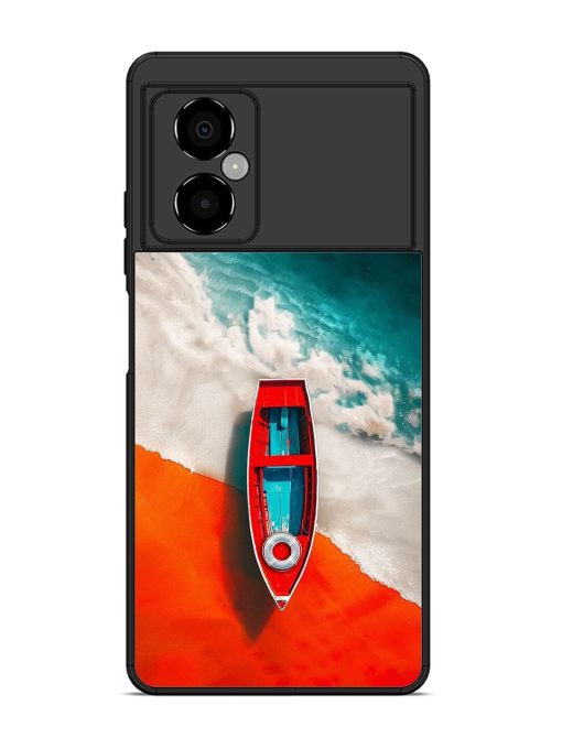 Crimson Tide Glossy Soft Edge Case for Poco M4 (5G) Chachhi