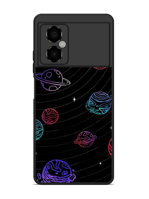 Cosmic Ballet Glossy Soft Edge Case for Poco M4 (5G) Chachhi