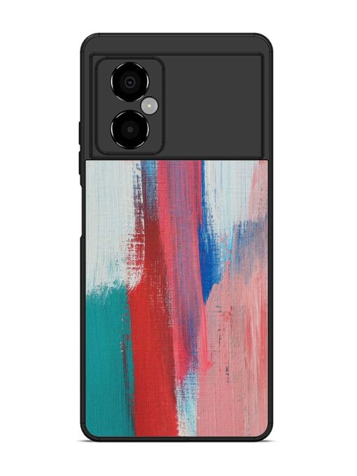 Colorful Chaos Glossy Soft Edge Case for Poco M4 (5G) Chachhi