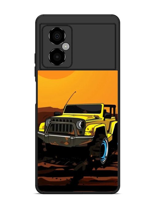 Sunset Cruise Glossy Soft Edge Case for Poco M4 (5G) Chachhi