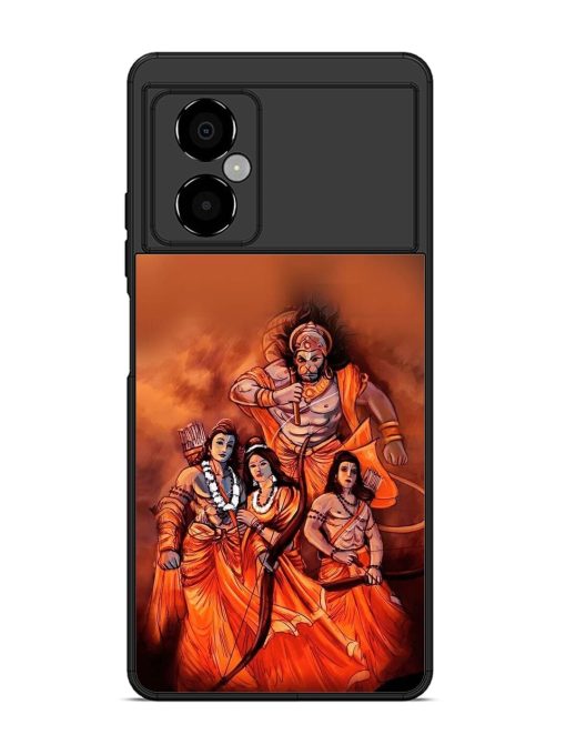 Sita Ram Glossy Soft Edge Case for Poco M4 (5G) Chachhi