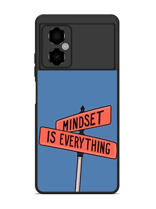 Mindset Matters Glossy Soft Edge Case for Poco M4 (5G) Chachhi