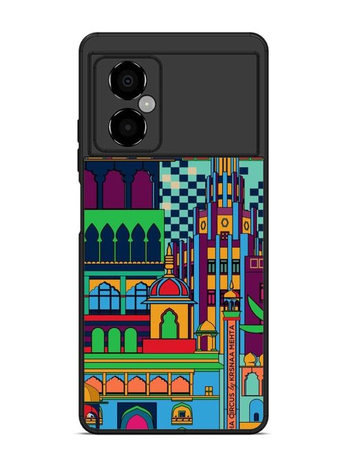 Indian Tapestry Glossy Soft Edge Case for Poco M4 (5G)