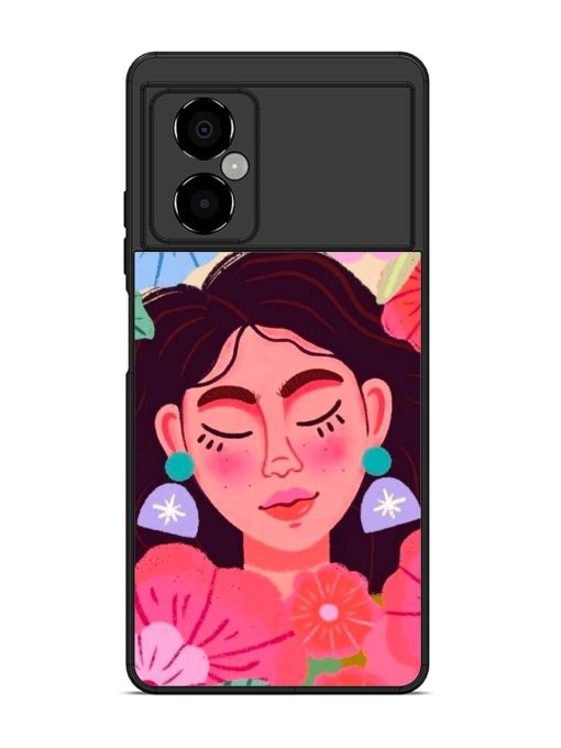 Blooming Serenity Glossy Soft Edge Case for Poco M4 (5G) Chachhi