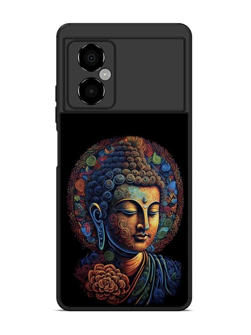 Stained Glass Serenity Glossy Soft Edge Case for Poco M4 (5G) Chachhi