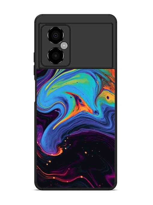 Liquid Dreamscape Glossy Soft Edge Case for Poco M4 (5G) Chachhi