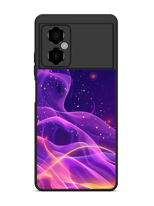 Cosmic Currents Glossy Soft Edge Case for Poco M4 (5G) Chachhi