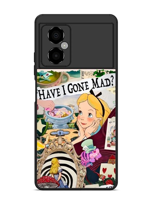 Mad Hatter'S Collage Glossy Soft Edge Case for Poco M4 (5G)