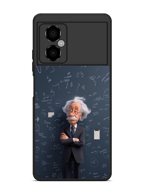 Albert Einstein Glossy Soft Edge Case for Poco M4 (5G) Chachhi