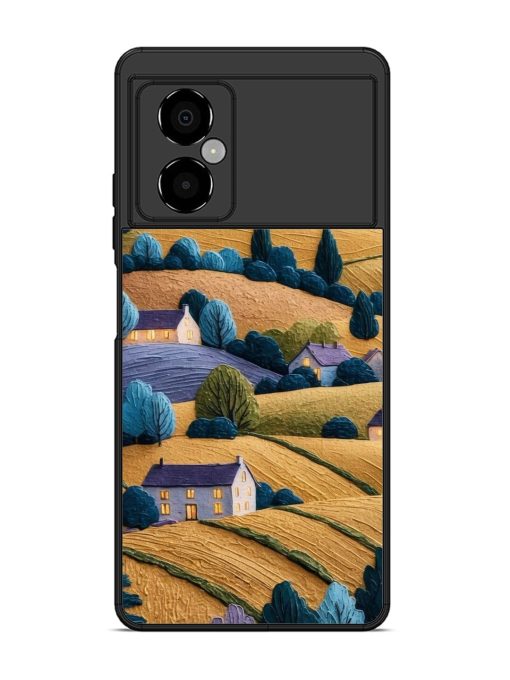 Rolling Hilltop Haven Glossy Soft Edge Case for Poco M4 (5G)