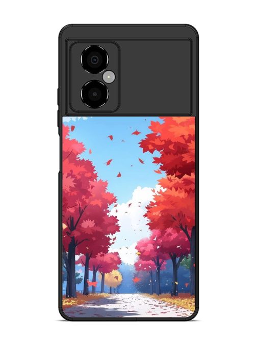 Autumn'S Embrace Glossy Soft Edge Case for Poco M4 (5G) Chachhi