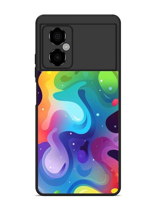 Rainbow River Glossy Soft Edge Case for Poco M4 (5G) Chachhi